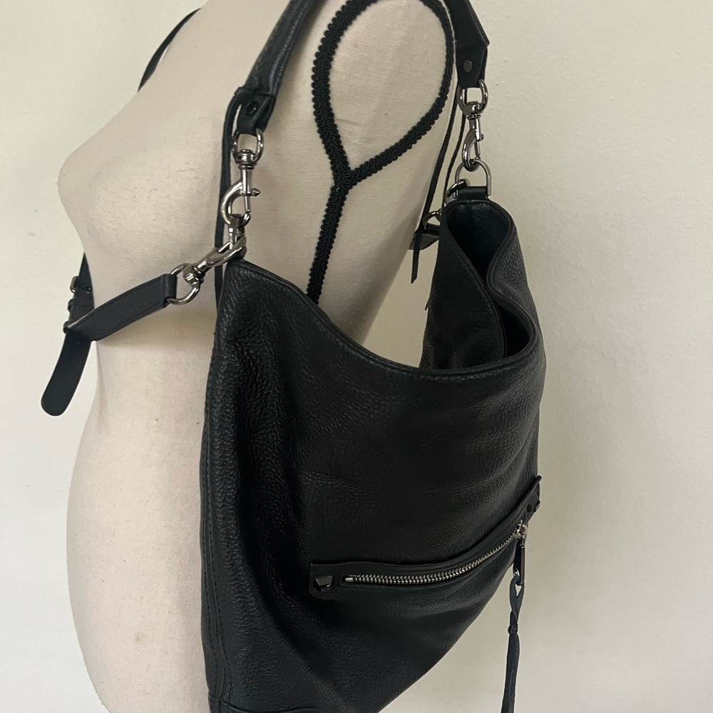 Rebecca Minkoff pebble leather 2 way bag purse - Picture 10 of 15